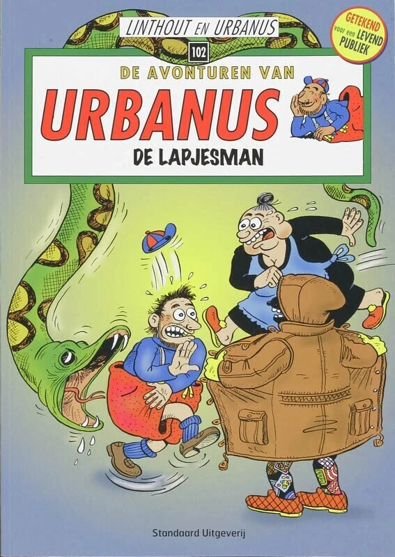 De lapjesman – Urbanus – boek cover