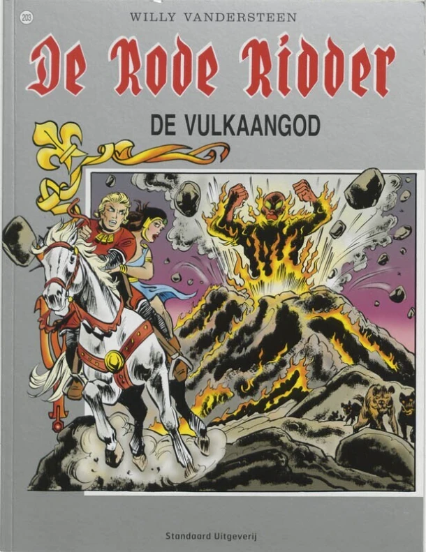 De vulkaangod – Willy Vandersteen – boek cover