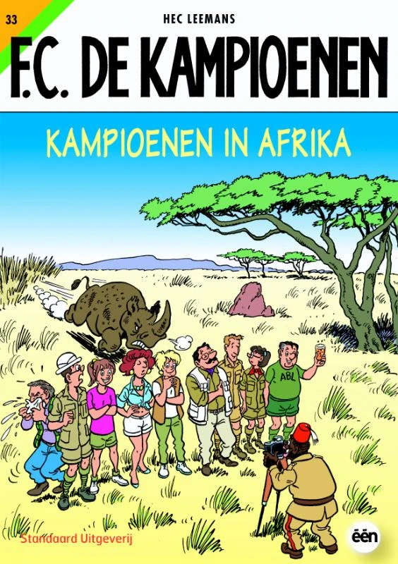 Kampioenen in Afrika – Hec Leemans – boek cover