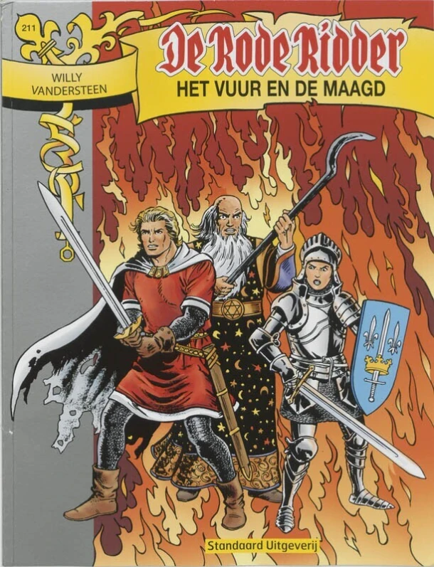 Het vuur en de maagd – Willy Vandersteen – boek cover