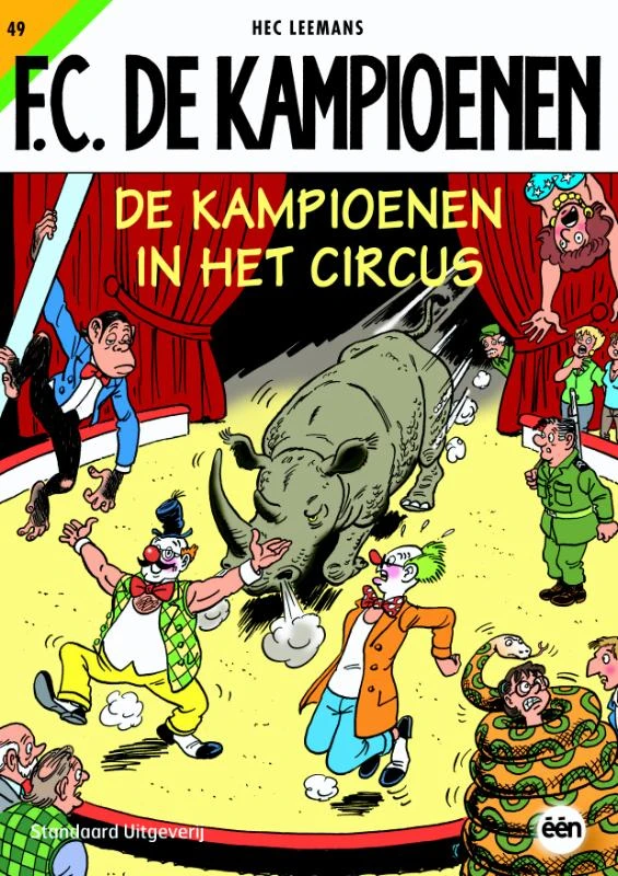 De kampioenen in het circus – Hec Leemans – boek cover