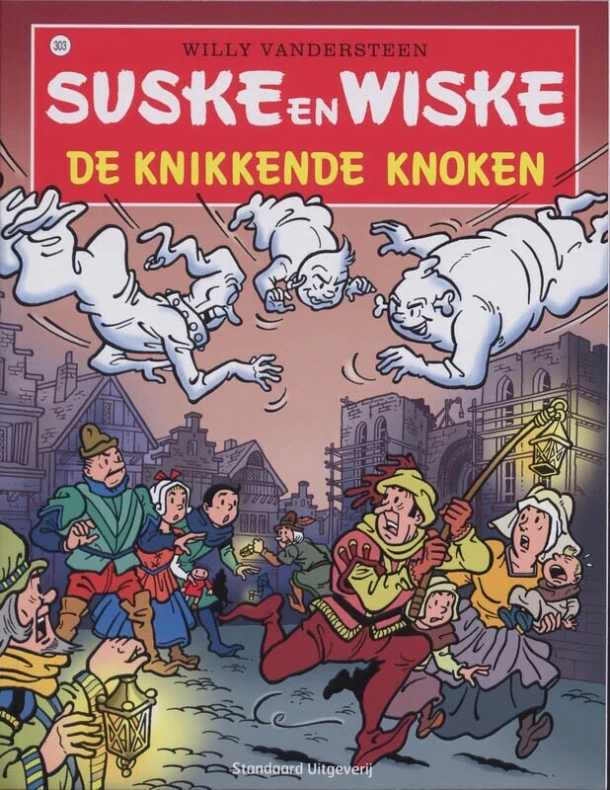 De knikkende knoken – Willy Vandersteen – boek cover