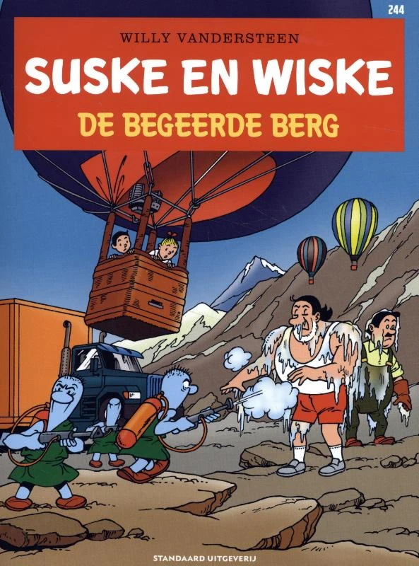 De begeerde berg – Willy Vandersteen – boek cover