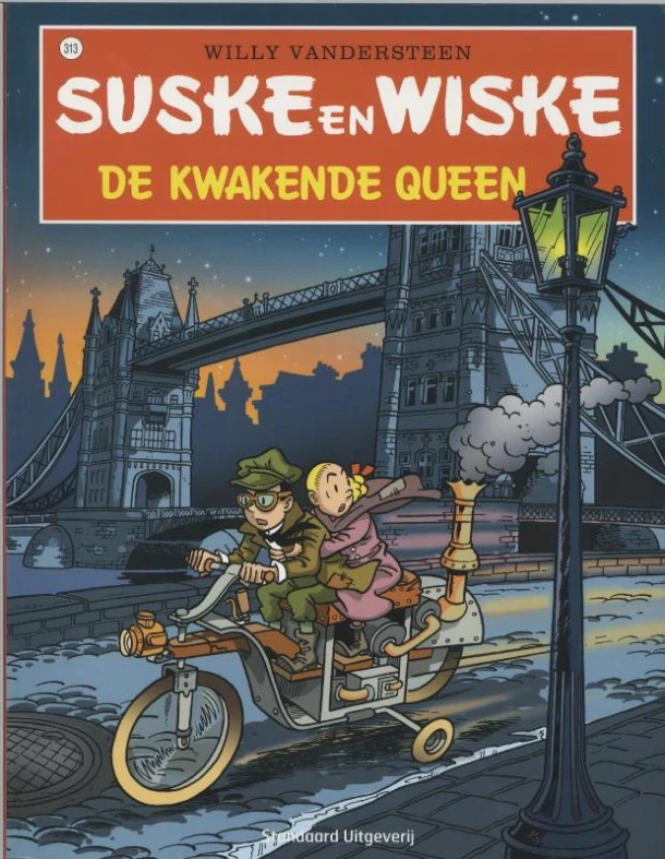 De kwakende Queen – Willy Vandersteen – boek cover
