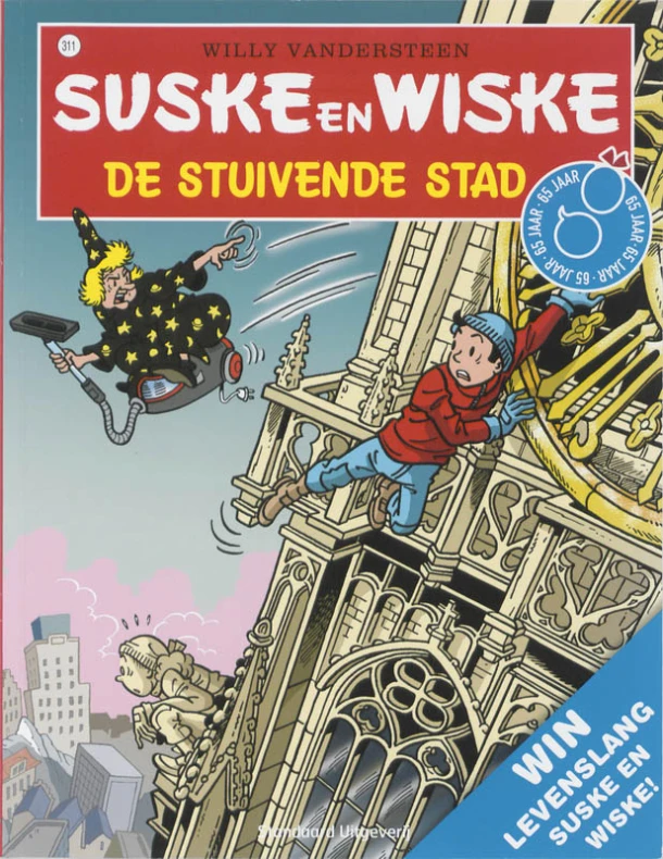 De stuivende stad – Willy Vandersteen – boek cover