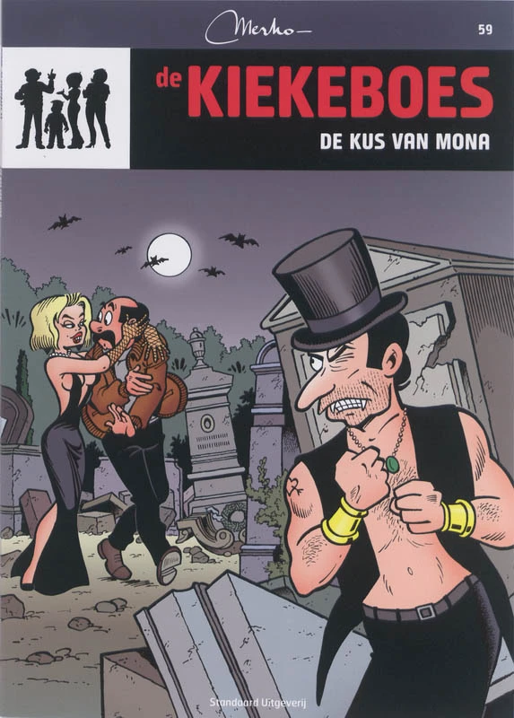 De Kiekeboes De kus van mona – Merho – boek cover