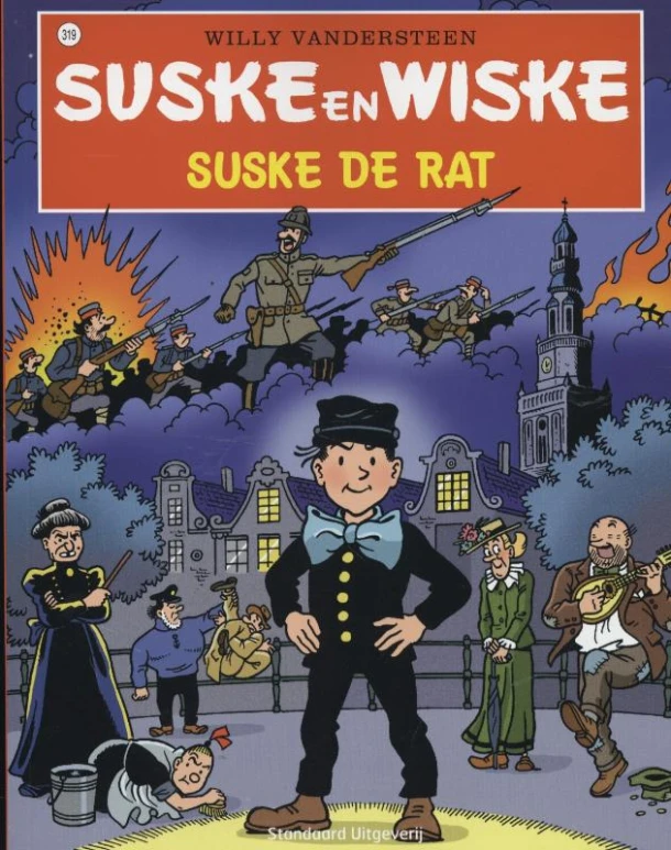 Suske de rat – Willy Vandersteen – boek cover