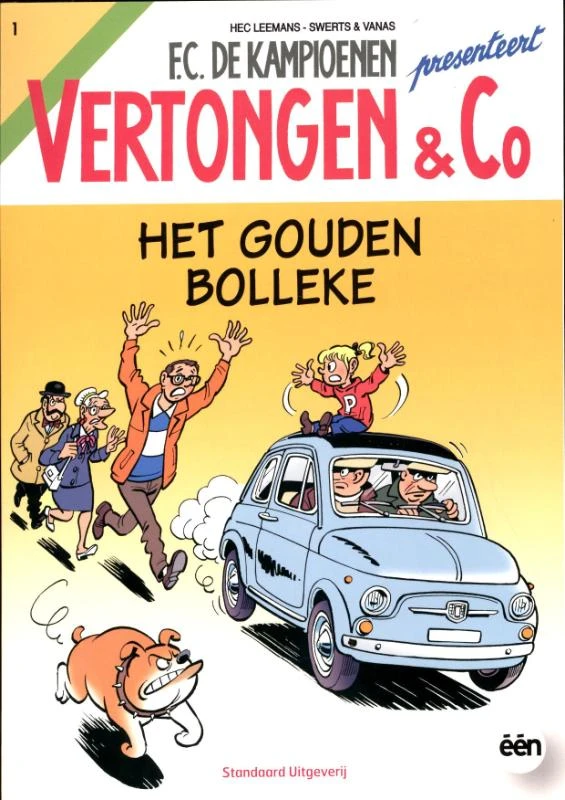 Vertongen & C0 het gouden bolleke – Hec Leemans – boek cover