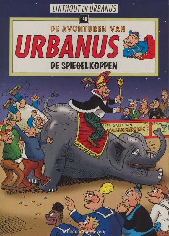 In de spiegelkoppen – Urbanus – boek cover