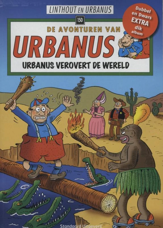 Urbanus verovert de wereld – Willy Linthout – boek cover