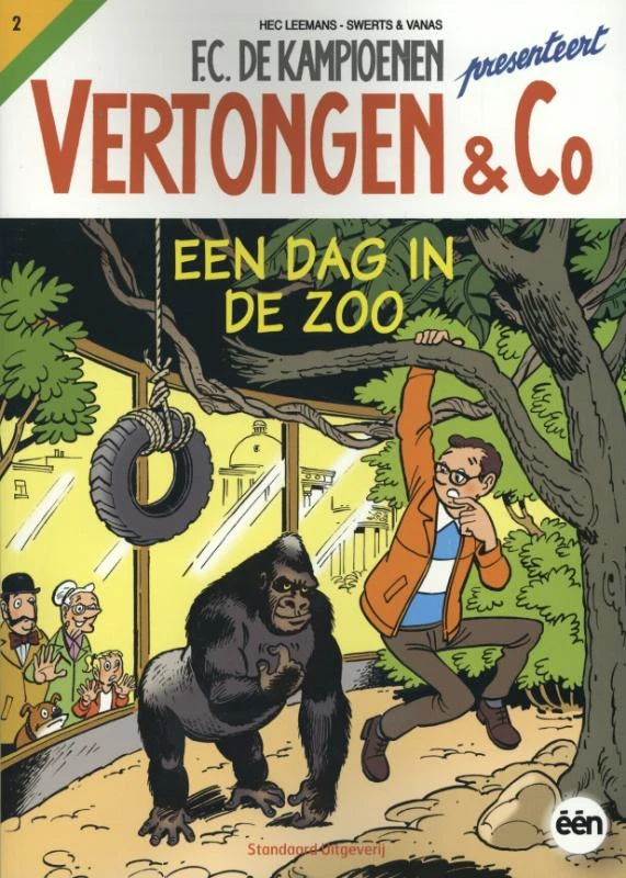 Een dag in de zoo – Hec Leemans – boek cover