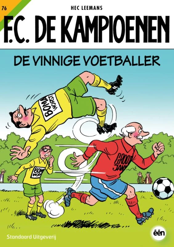 De vinnige voetballer – Hec Leemans – boek cover