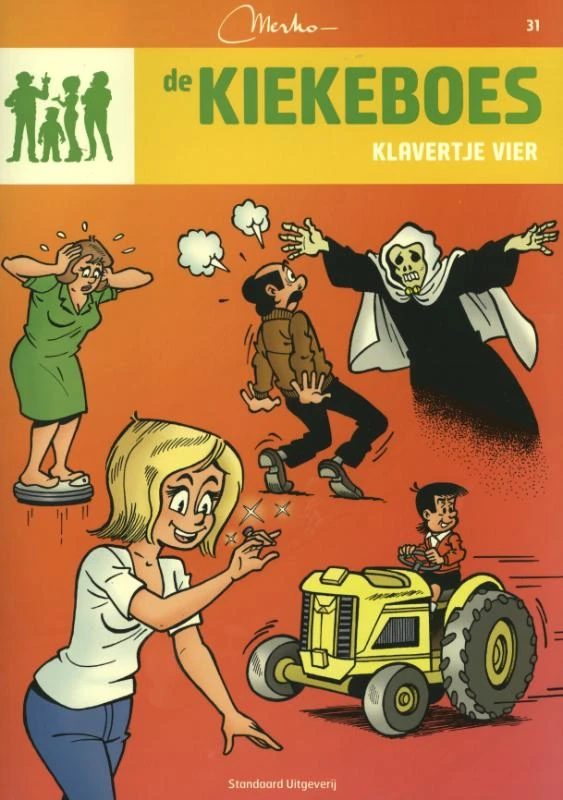 De Kiekeboes Klavertje vier ā Merho ā boek cover
