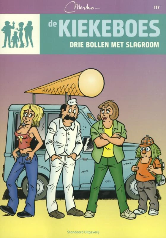 Drie bollen met slagroom – Merho – boek cover