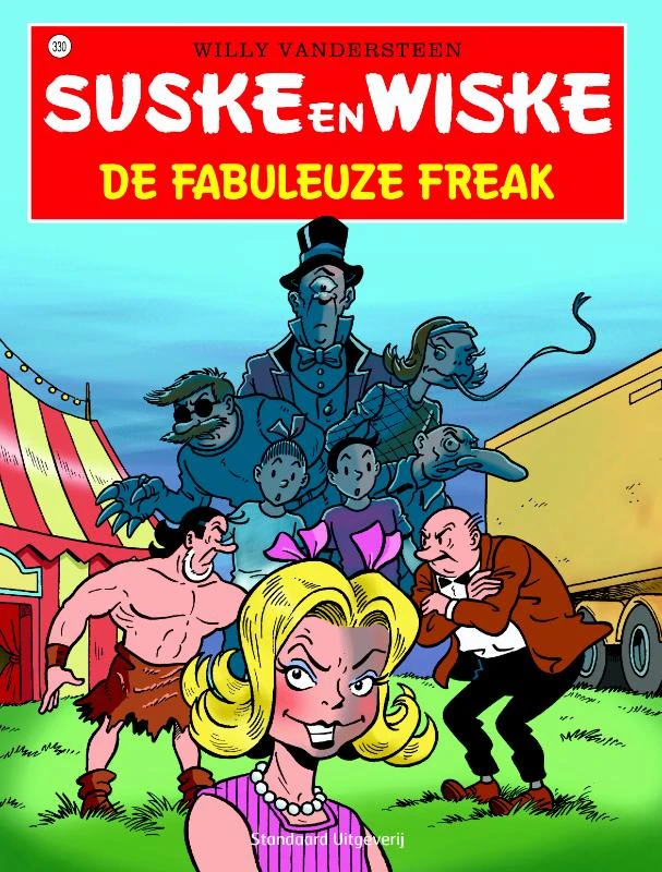 De fabuleuze freak – Willy Vandersteen – boek cover
