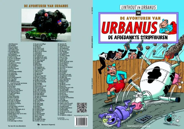 De afgedankte stripfiguren – Urbanus – boek cover