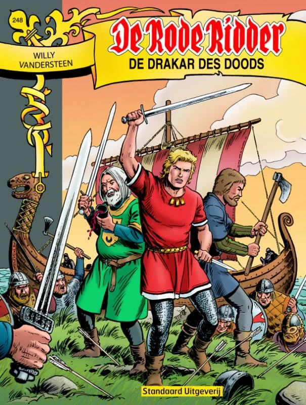 De drakar des doods – Willy Vandersteen – boek cover