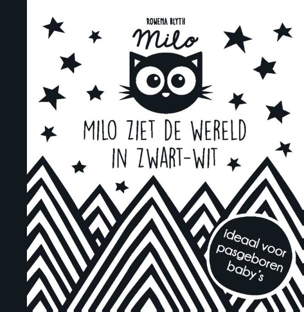 Milo ziet de wereld in zwart wit – Rowena Blyth – boek cover