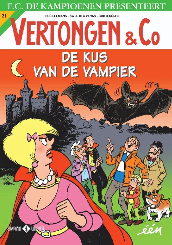 De Kus van de Vampier – Hec Leemans – boek cover