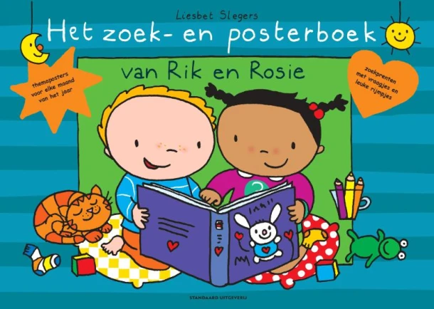 Het zoek- en posterboek van Rik en Rosie – Liesbet Slegers – boek cover