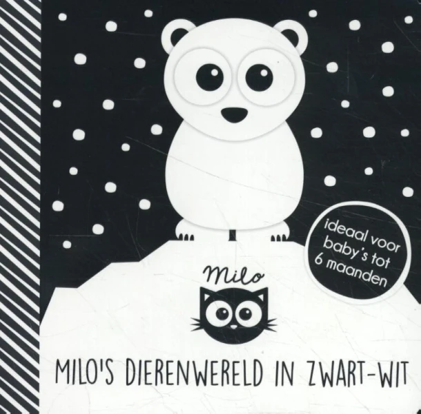 Milo's dierenwereld in zwart-wit – Rowena Blyth – boek cover