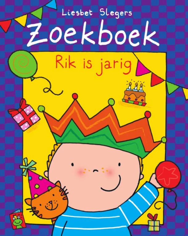 Zoekboek Rik is jarig – Liesbet Slegers – boek cover
