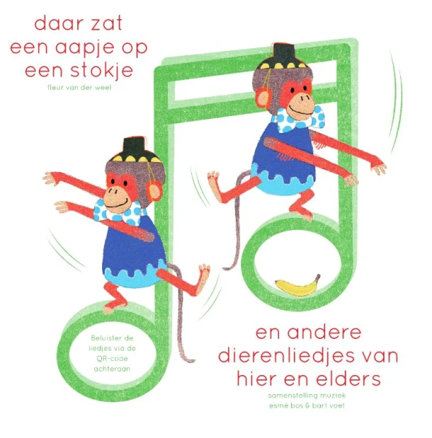 Daar zat een aapje op een stokje – Esmé Bos – boek cover