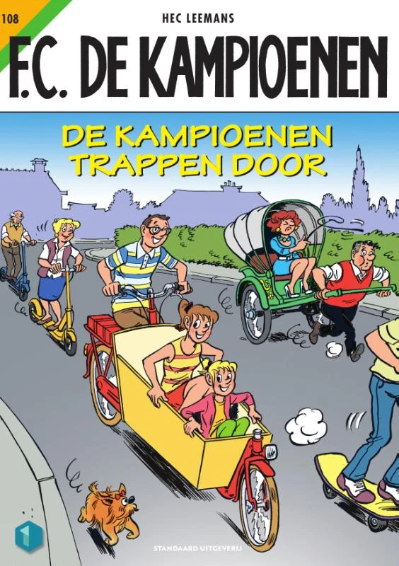 108 De Kampioenen trappen door – Hec Leemans – boek cover