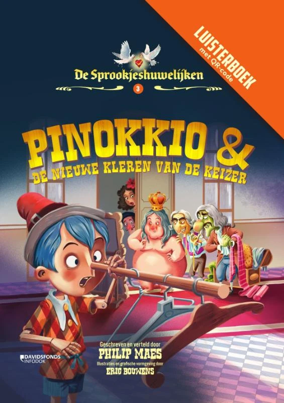 Pinokkio en de nieuwe kleren van de keizer – Philip Maes – boek cover