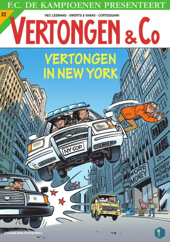 32 Vertongen in New York – Hec Leemans – boek cover