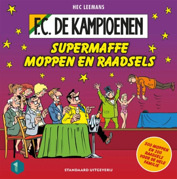 Supermaffe moppen en raadsels – Hec Leemans – boek cover