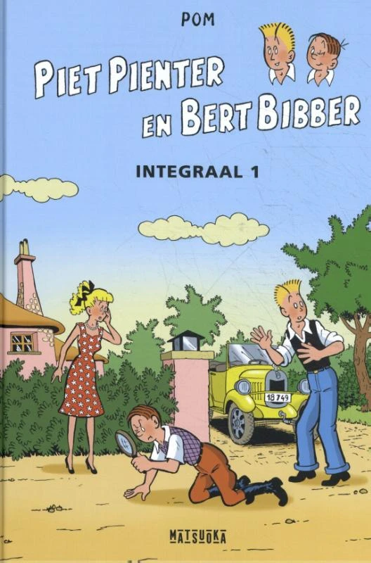 Piet Pienter en Bert Bibber – POM – boek cover