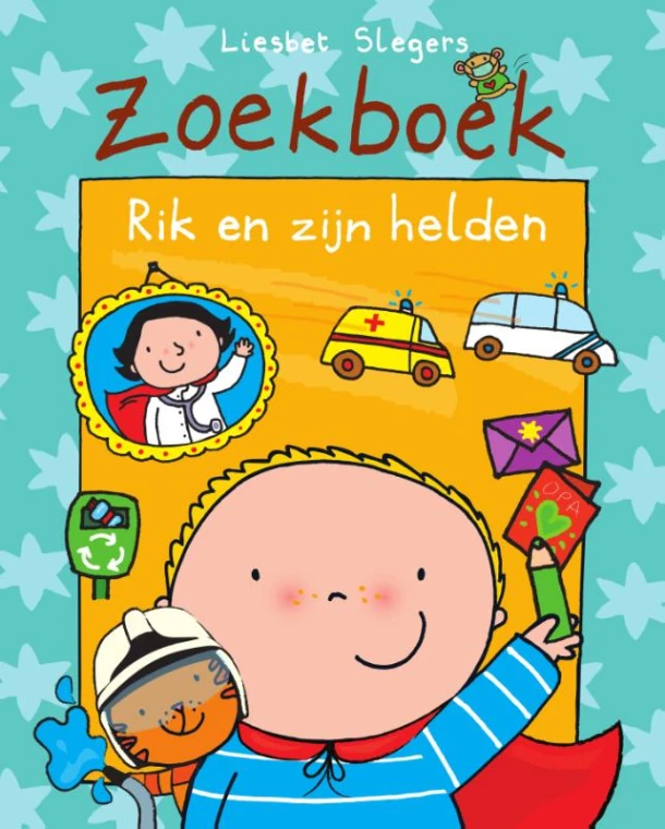 Zoekboek Rik en zijn helden – Liesbet Slegers – boek cover