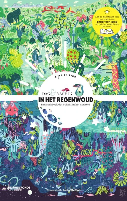 Dag & nacht: in het regenwoud – Paula McGloin – boek cover