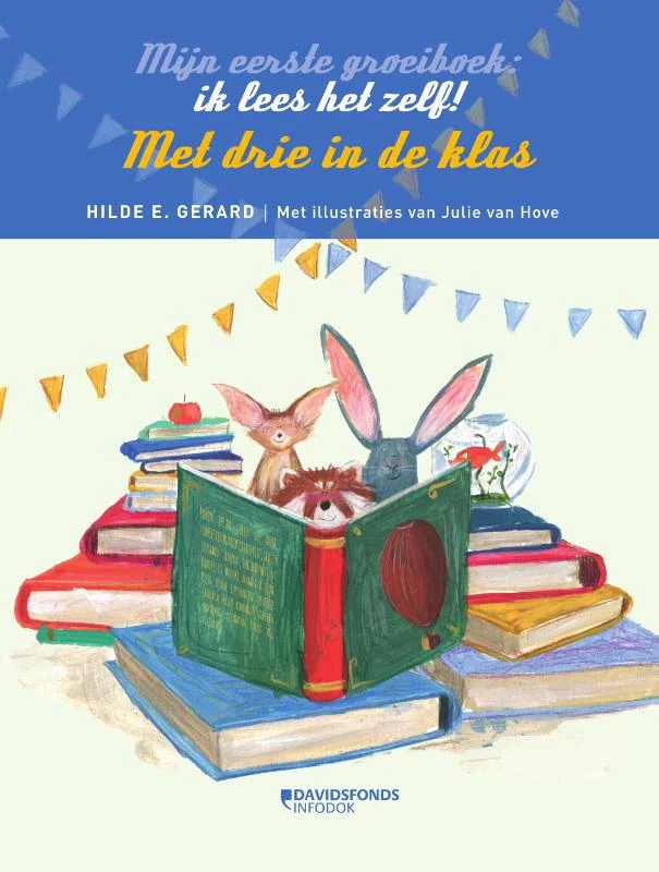 Met drie in de klas – Hilde E. Gerard – boek cover