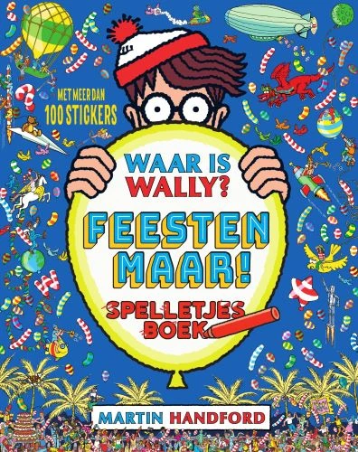 Waar is Wally ? Feesten maar ! – Martin Handford – boek cover
