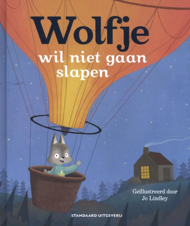 Wolfje wil niet gaat slapen – Jo Lindley – boek cover