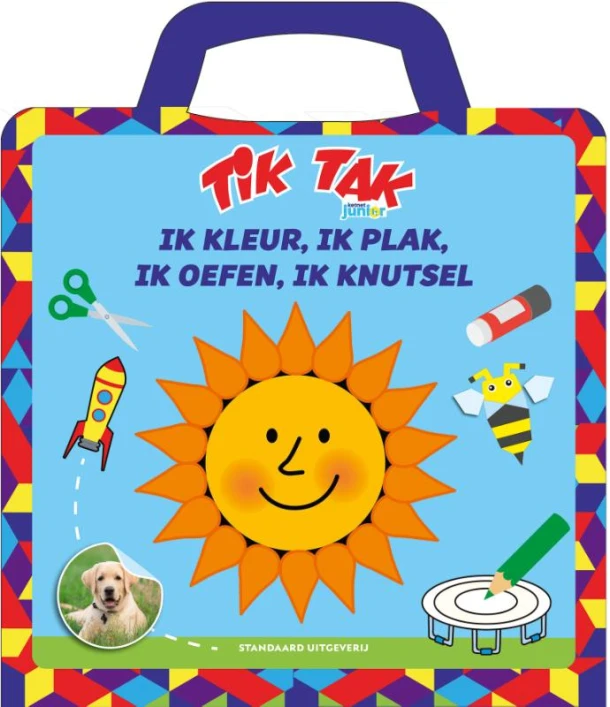 Ik kleur, ik plak, ik oefen, ik knutsel – boek cover