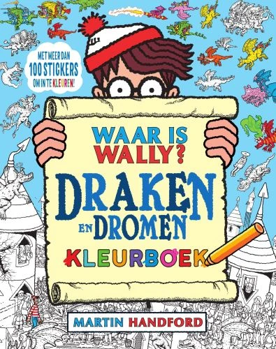 Draken en dromen kleurboek – Martin Handford – boek cover
