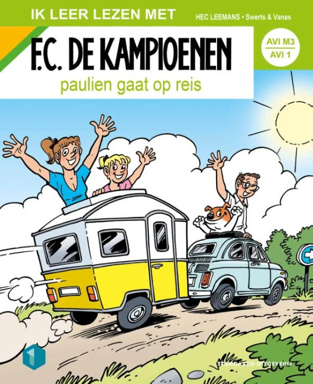 F.C. De Kampioenen AVI M3: Paulien gaat op reis – Hec Leemans – boek cover