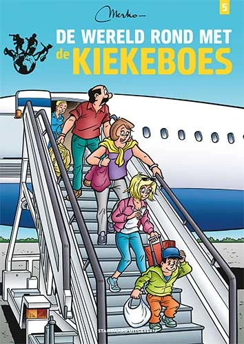 De wereld rond met de Kiekeboes – Merho – boek cover