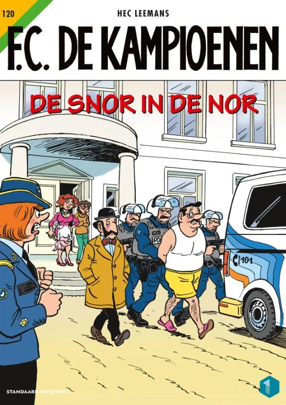 De snor in de nor – Hec Leemans – boek cover