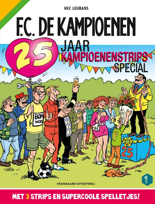 25 jaar F.C. De Kampioenen-strips-special – Hec Leemans – boek cover