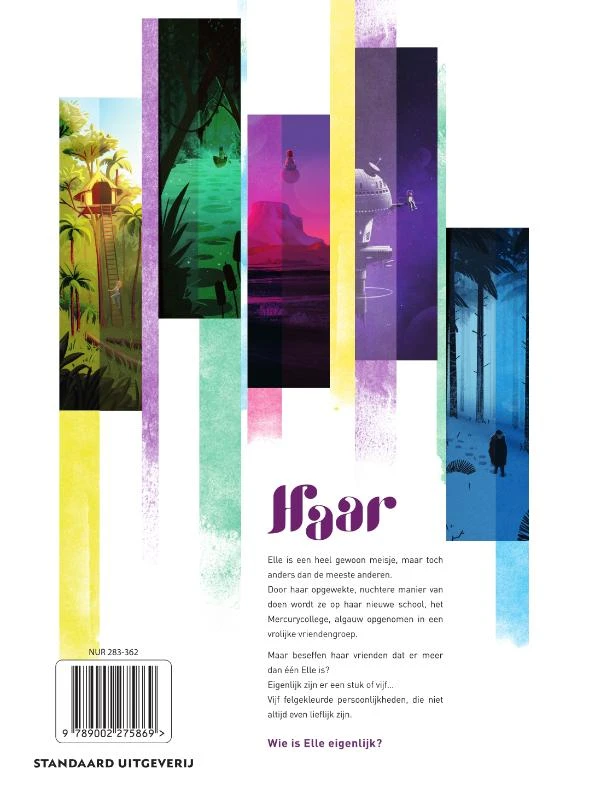 Haar 1. Nieuw op school – Kid Toussaint – boek cover