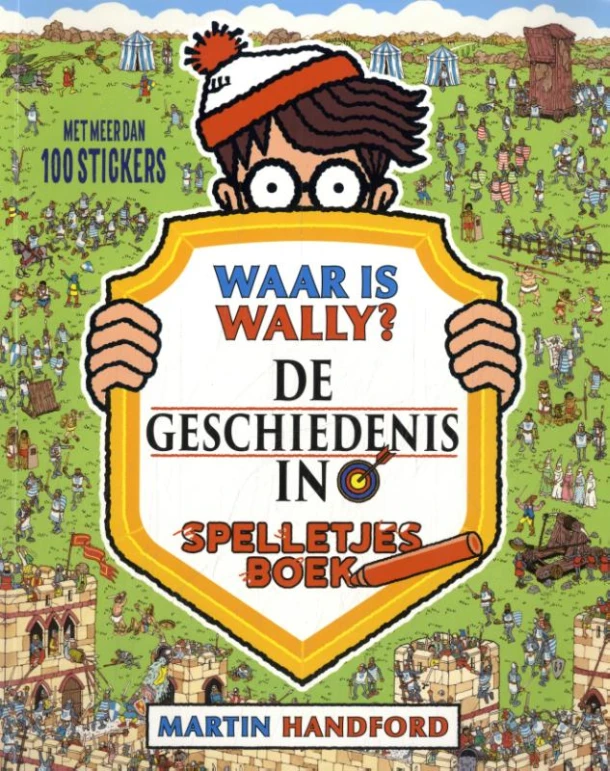 De geschiedenis in Spelletjesboek – Martin Handford – boek cover