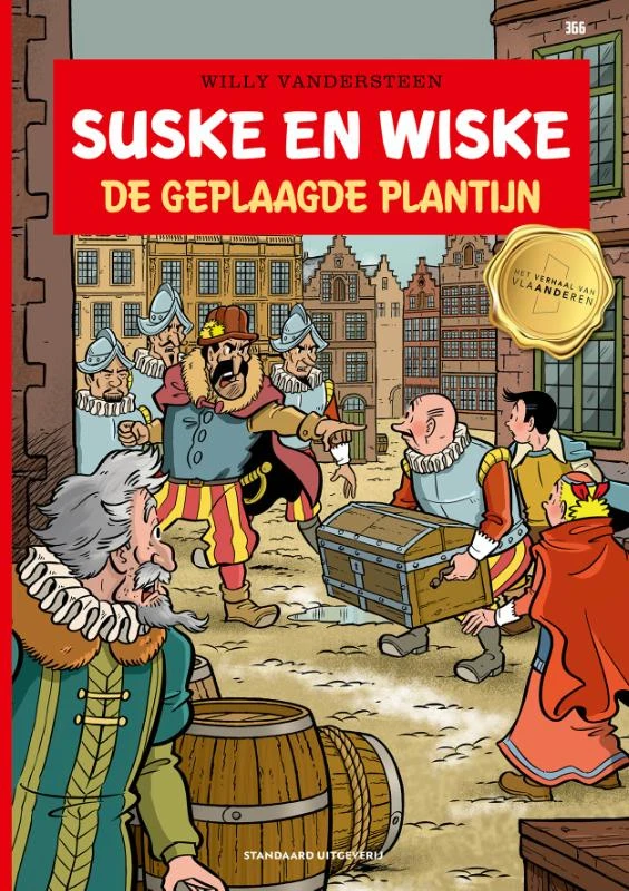 De geplaagde Plantijn – Willy Vandersteen – boek cover