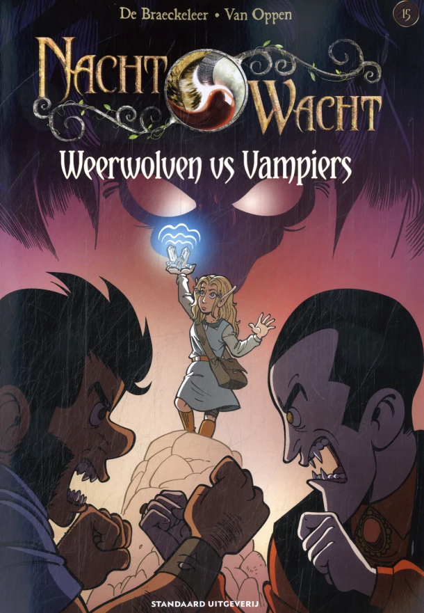 Weerwolven vs vampiers – boek cover