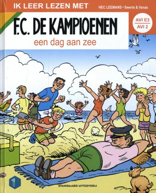 FCK AVI E3/2: Een dag aan zee – Hec Leemans – boek cover