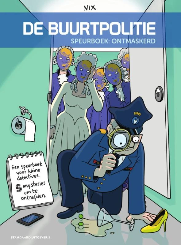 Speurboek: Ontmaskerd – Nix – boek cover