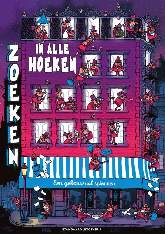 Zoeken in alle hoeken - Een gebouw vol spionnen – Paul Martin – boek cover